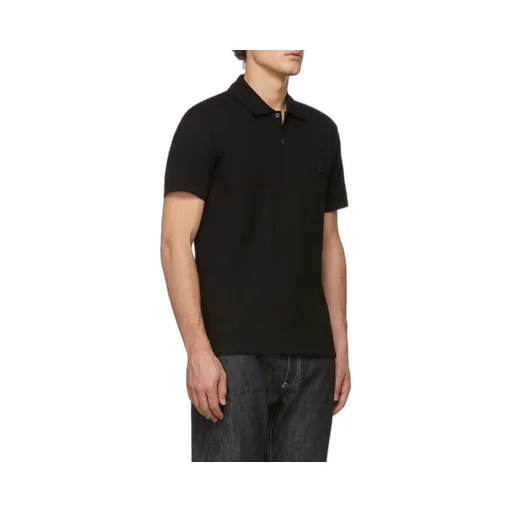 Ribbed Cotton Polo Shirt