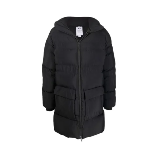 Y-3 Zip-Up Hooded Down Coat