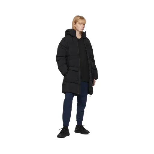 Y-3 Zip-Up Hooded Down Coat