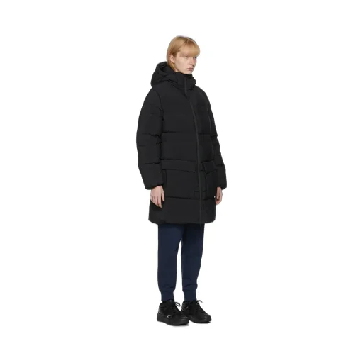 Y-3 Zip-Up Hooded Down Coat