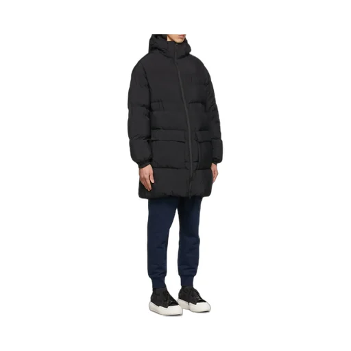 Y-3 Zip-Up Hooded Down Coat