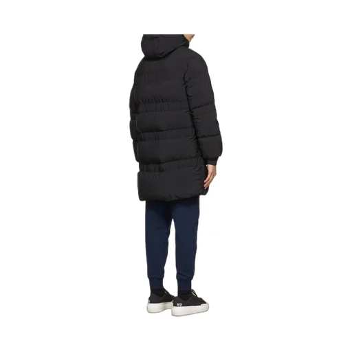 Y-3 Zip-Up Hooded Down Coat