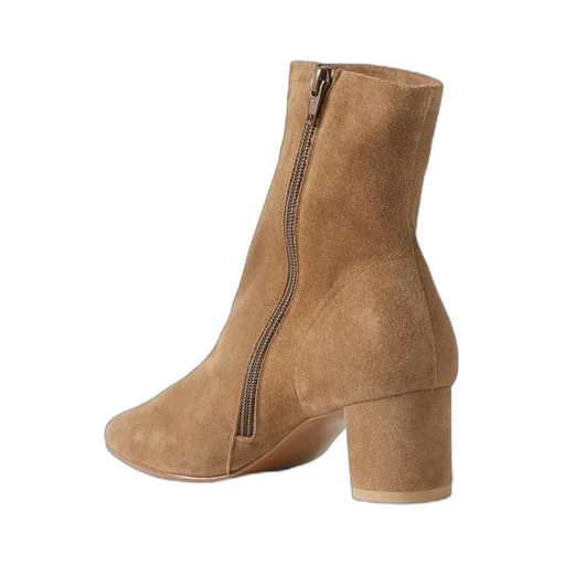 Zippered Ankle Boots