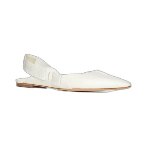 Vara Ballet Flats With Exposed Heels