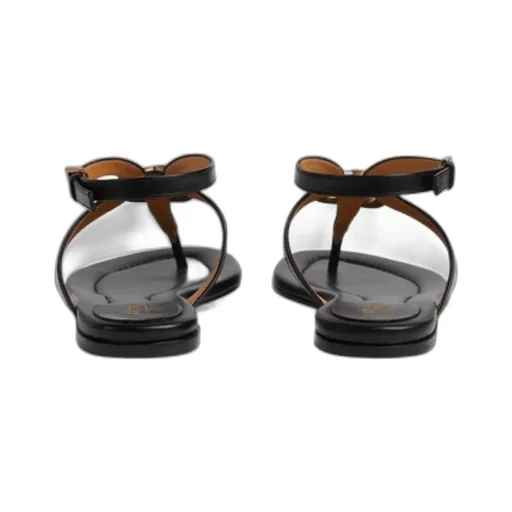 Double G Leather Thong Sandals