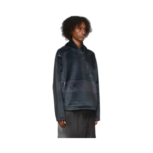 Tonal Logo Print Hoodie