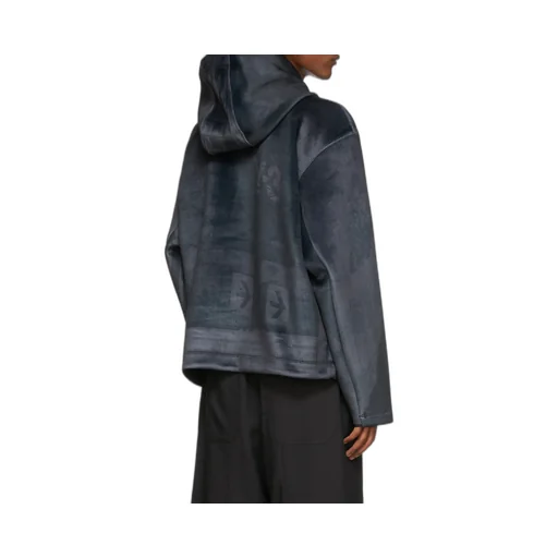 Tonal Logo Print Hoodie