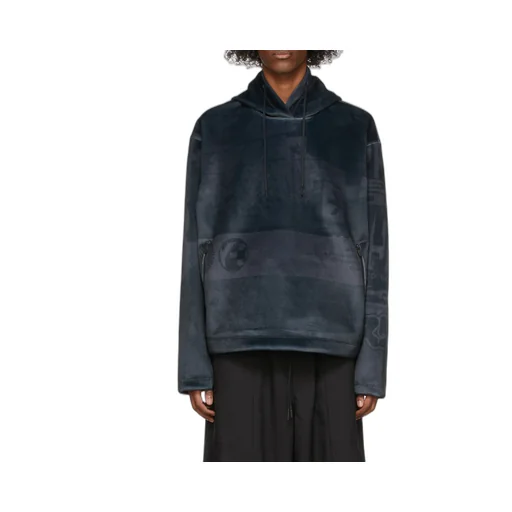 Tonal Logo Print Hoodie
