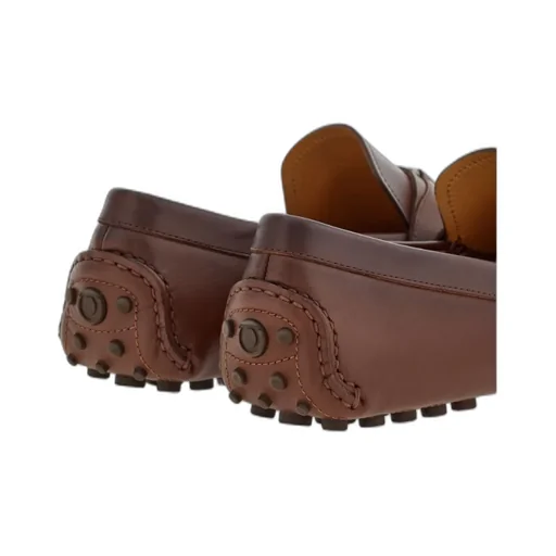 Salvatore Ferragamo Gancini Plaque Slip-On Loafers