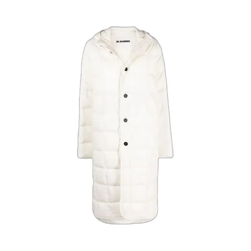 Button-Fastening Padded Coat
