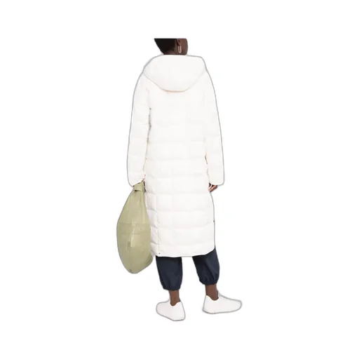 Button-Fastening Padded Coat