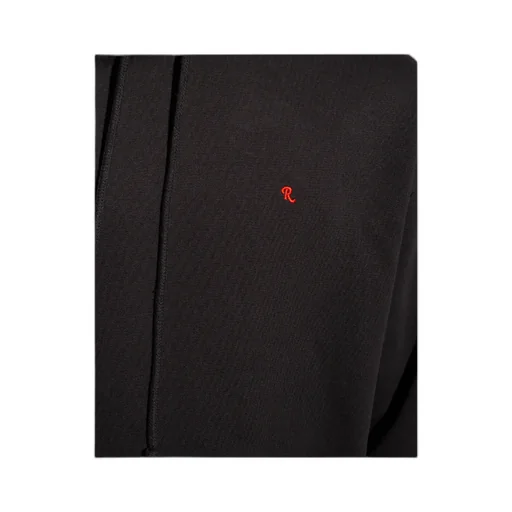 Raf Simons Logo Embroidered Drawstring Hoodie