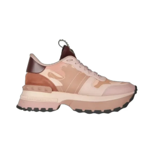 Round Head Laced Sneakers
