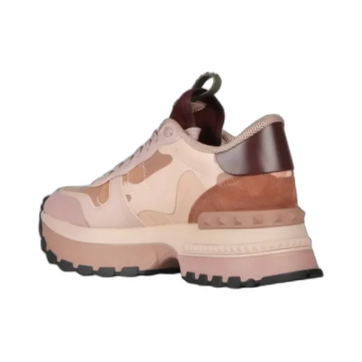 Round Head Laced Sneakers