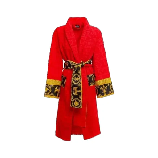 Versace Barocco Detailed Bathrobe