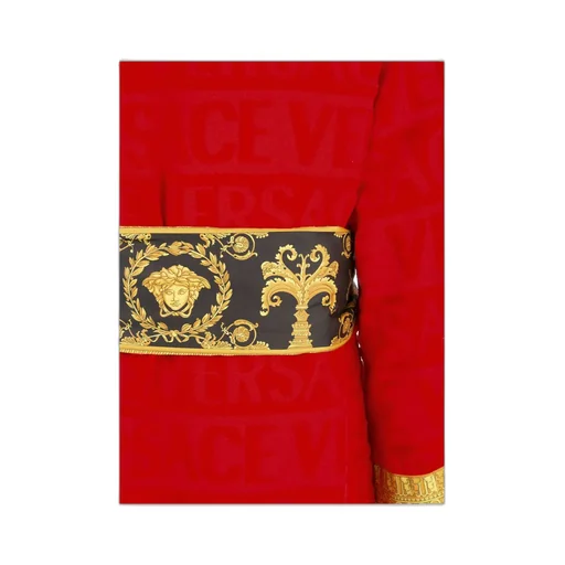 Versace Barocco Detailed Bathrobe