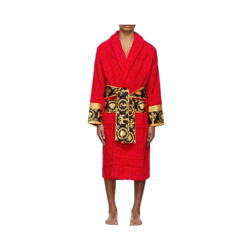 Versace Barocco Detailed Bathrobe