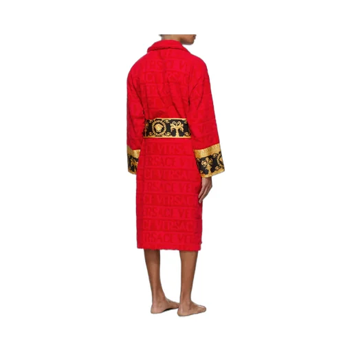 Versace Barocco Detailed Bathrobe
