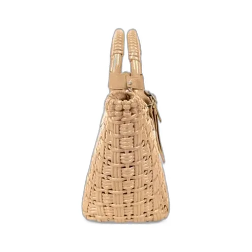 Borsa Bistro Xs Basket Con Tracolla Da Donna In Beige