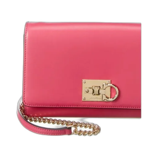 Metal Snap Shoulder Bag