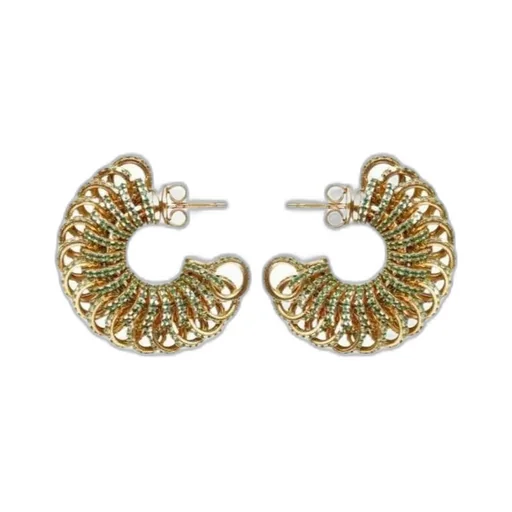 Bottega Veneta Intertwined Ring Earrings