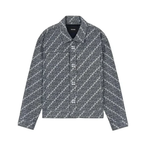 Logo Denim Coat