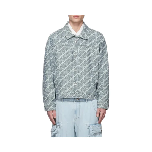 Logo Denim Coat