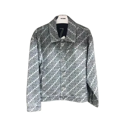 Logo Denim Coat