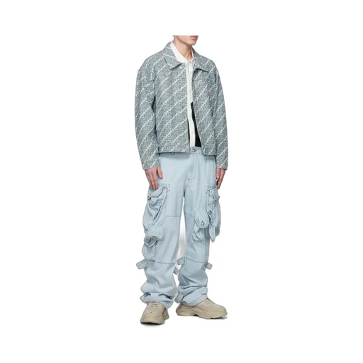 Logo Denim Coat