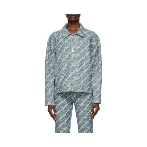 Logo Denim Coat