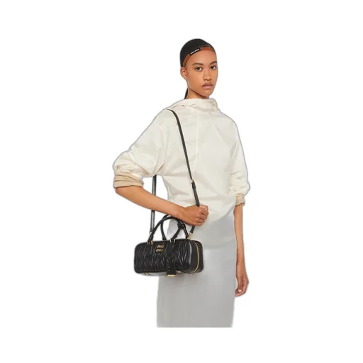 Miu Miu Arcadie Matelassé Zipped Handbag