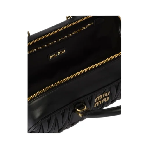 Miu Miu Arcadie Matelassé Zipped Handbag