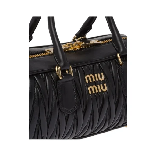 Miu Miu Arcadie Matelassé Zipped Handbag