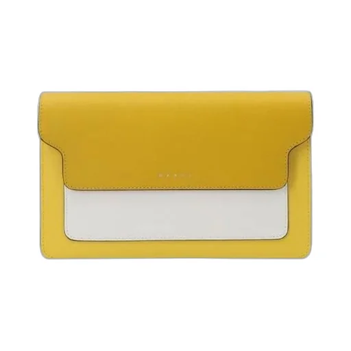 Trunk Two-Tone Leather Bag