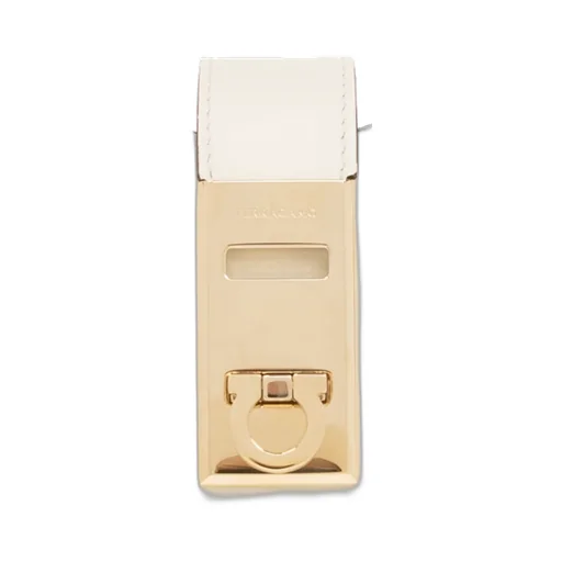 Salvatore Ferragamo Gancini-Buckle Logo-Engraved Mini Hobo Bag