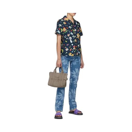 Marc Jacobs Logo Embossed Small Tote Bag