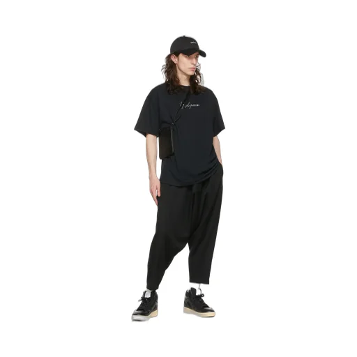 Discord Yohji Yamamoto Embroidered Shoulder Bag