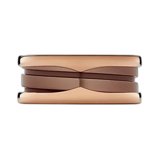 Letter Logo Rose Gold Ring
