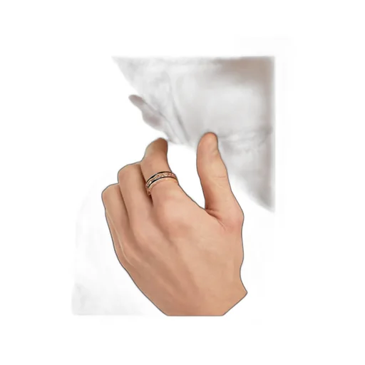 Rose Gold And Ceramic Rings