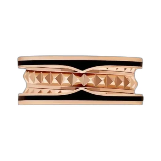 Rose Gold And Ceramic Rings