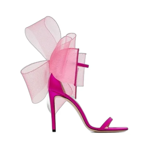Bow-Detail Open-Toe Sandals