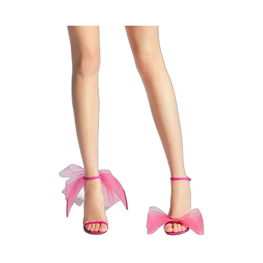 Bow-Detail Open-Toe Sandals