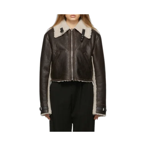 Reversible Aviator Shearling Jacket