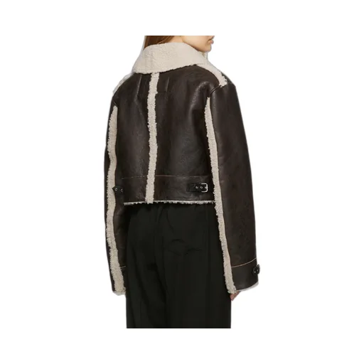 Reversible Aviator Shearling Jacket