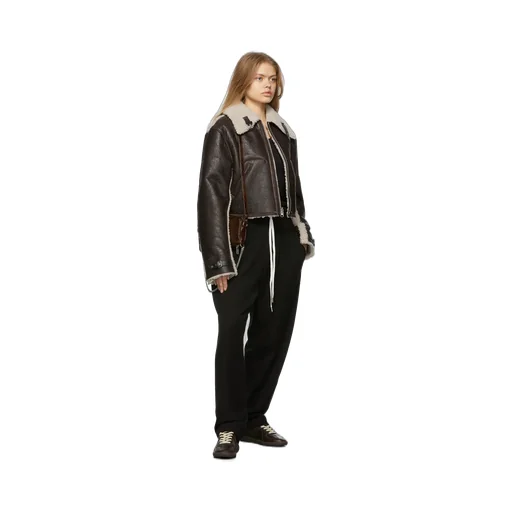 Reversible Aviator Shearling Jacket