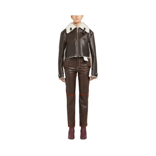 Reversible Aviator Shearling Jacket