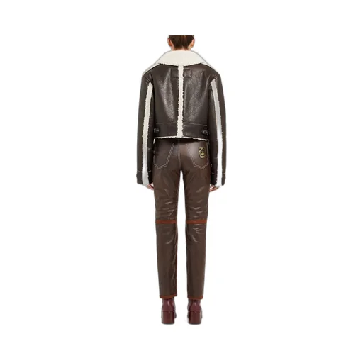 Reversible Aviator Shearling Jacket