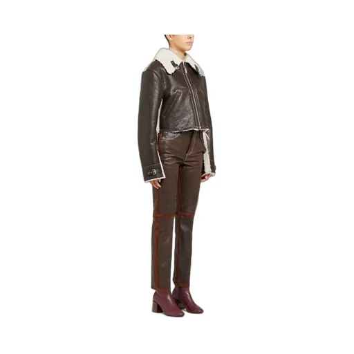 Reversible Aviator Shearling Jacket