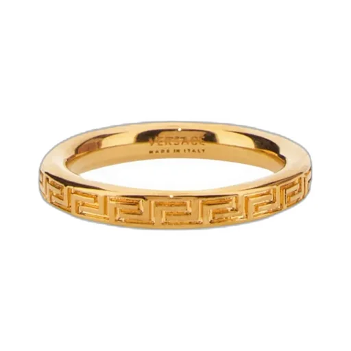 Versace Greek Key Engraved Ring