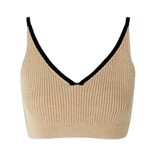 V-Neck Wool Knitted Vest